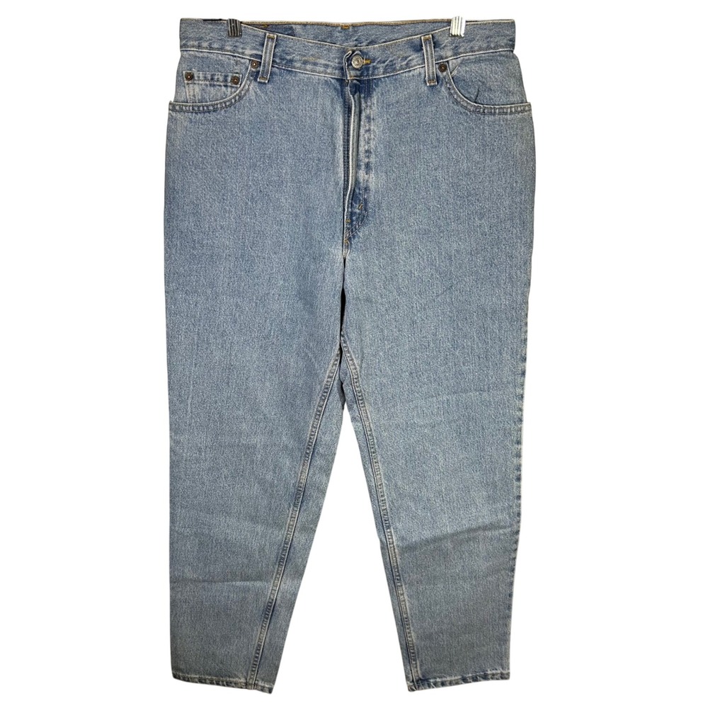 Levi's 505 Denim Jeans Women's 16 M Light Wash High Rise Tapered Leg Classic New